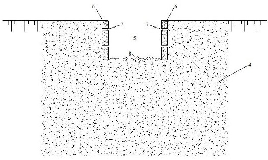 Bridge well digging foundation capable of enlarging soil participation degree