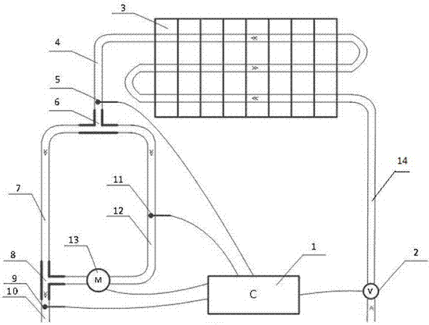 Rear end water mixing type gas water heater and control method thereof