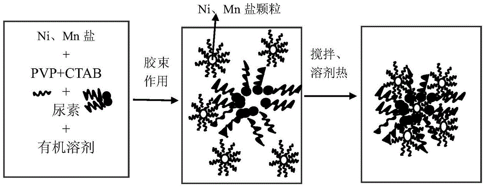 A kind of preparation method of quasi-spherical lithium nickel manganese oxide positive electrode material