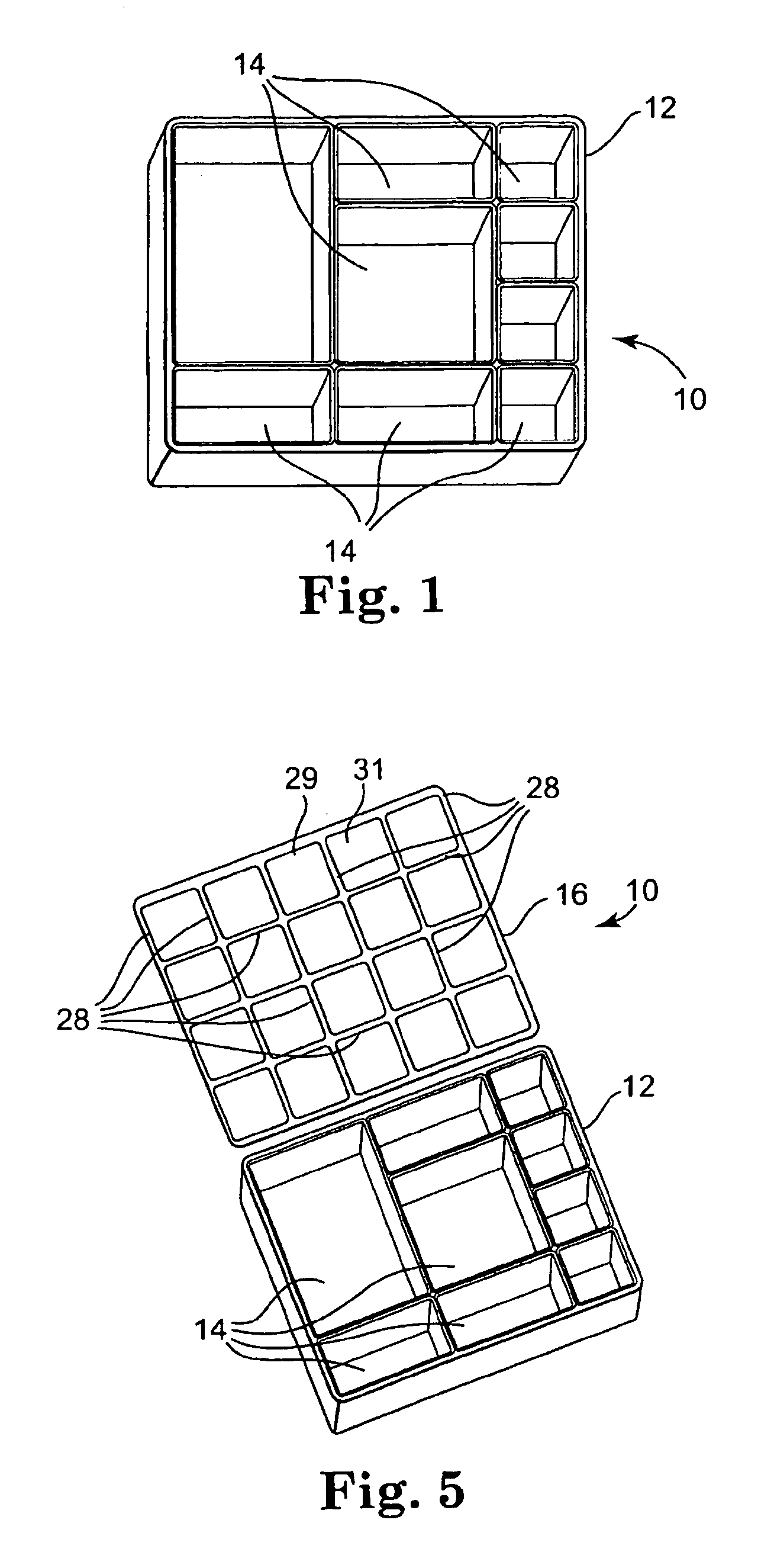 Methods of preparing food and a multi-compartment container and lid assembly for practicing the methods