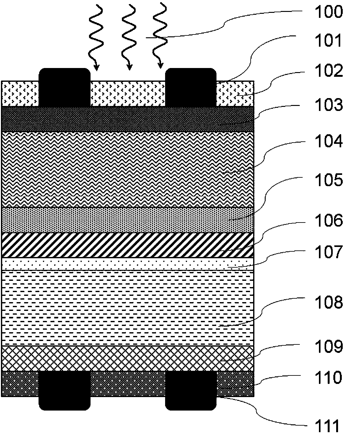 Solar cell having a plurality of absorbers connected to one another by means of charge-carrier-selective contacts