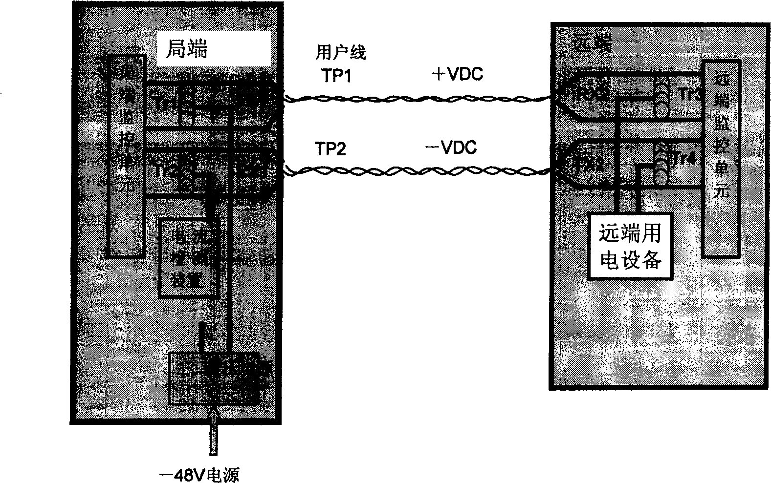 Remote electric power supplying system and its power-up control method