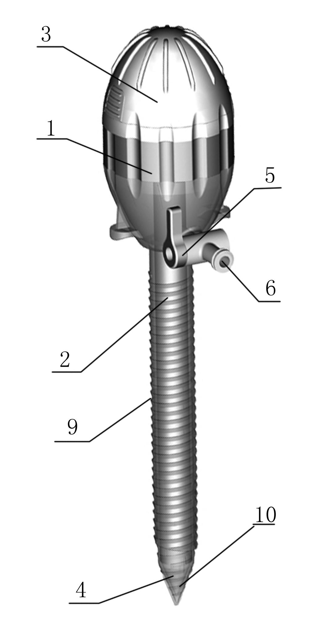 Spiral puncture outfit and use method thereof