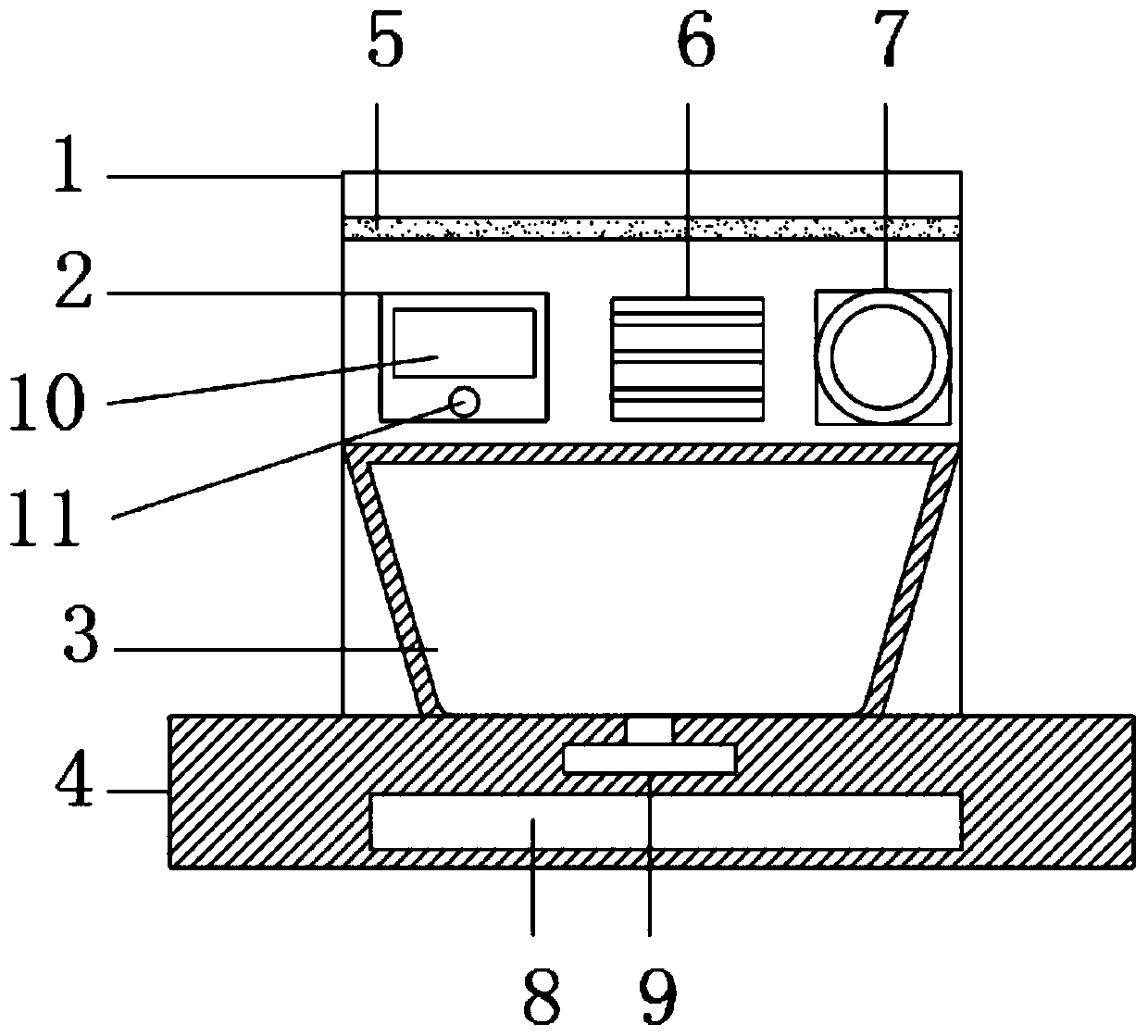 Feeding groove for animal husbandry