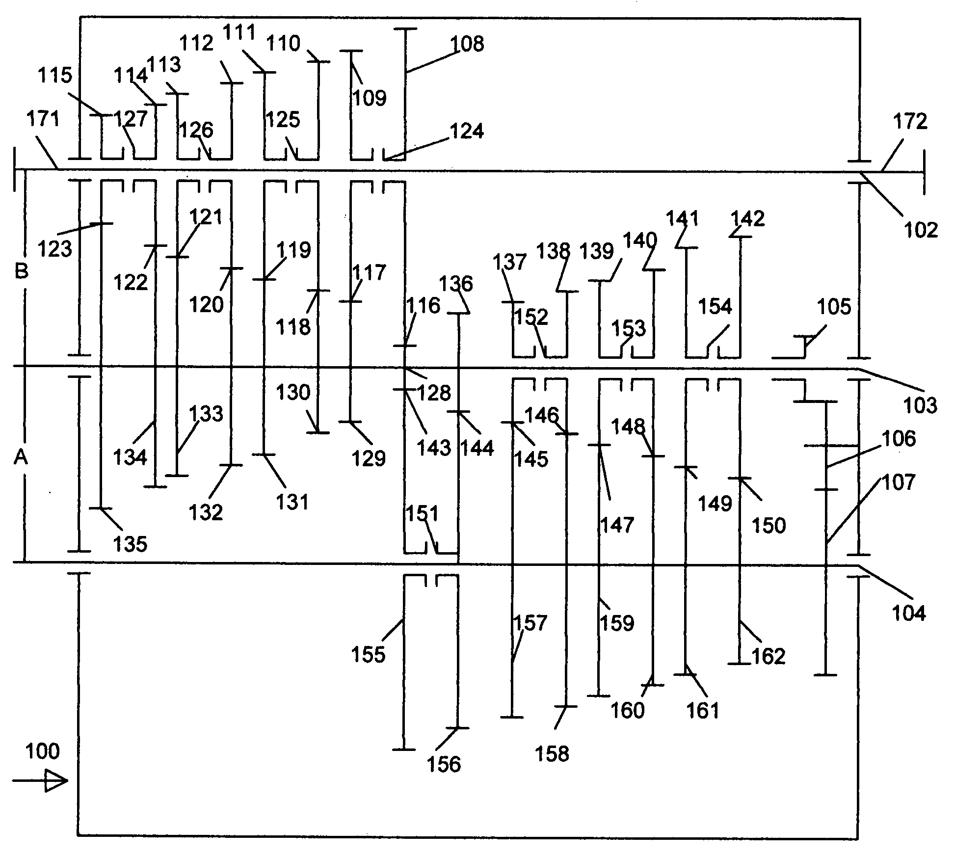 Gear box apparatus