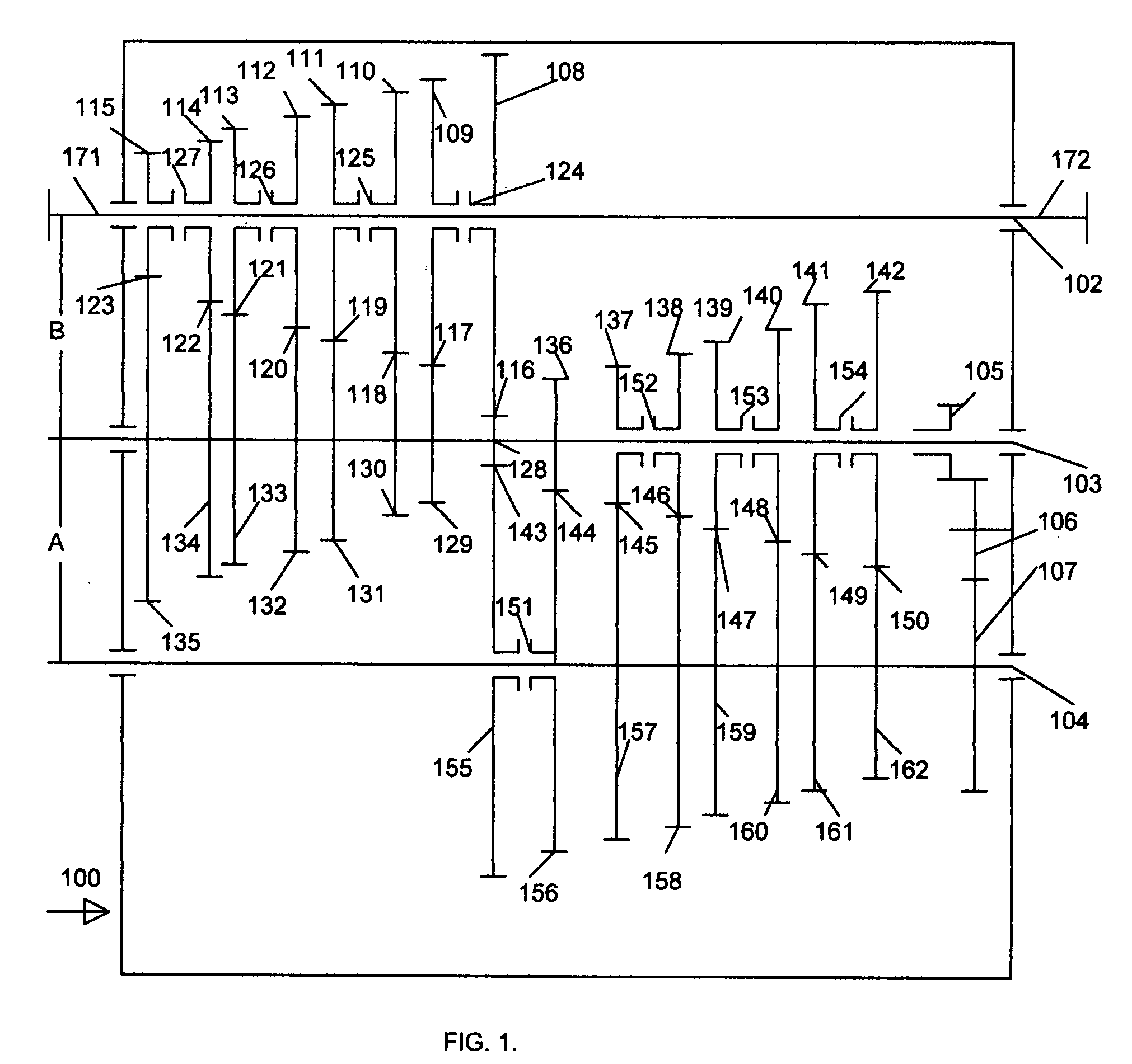 Gear box apparatus