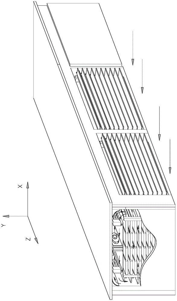 A mobile airflow guiding air supply rack for a hot air drying room