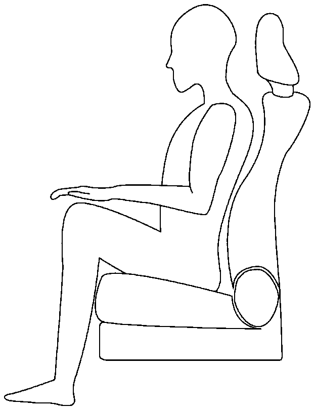 Automobile seat massage ventilation system and method