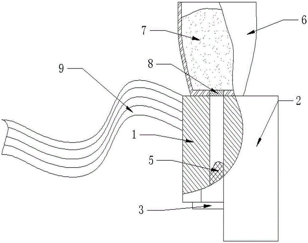 A secondary self-propagating welding method for a cathode soft strip and a large busbar for an aluminum electrolytic cell