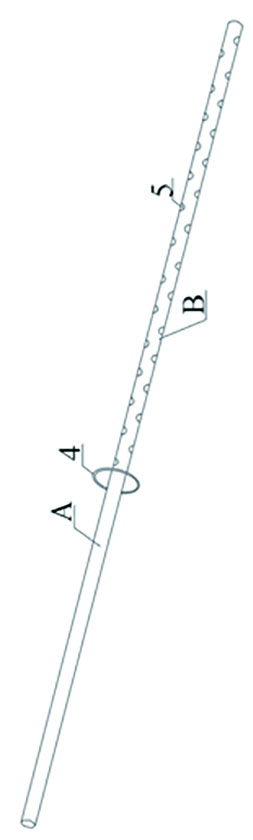 Ventilation anchor rod capable of achieving automatic wind collection and exhaust and construction method