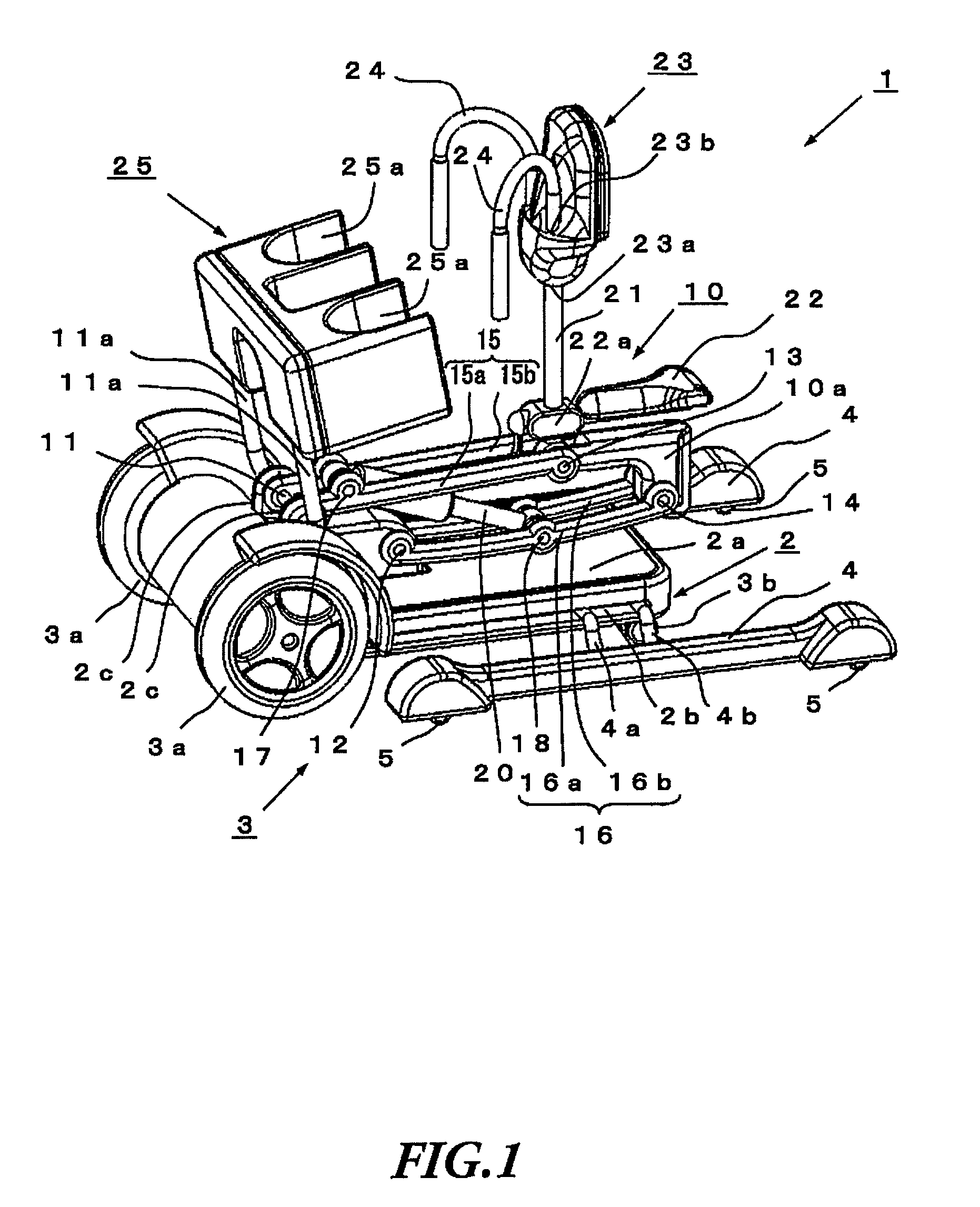 Transfer and locomotion apparatus