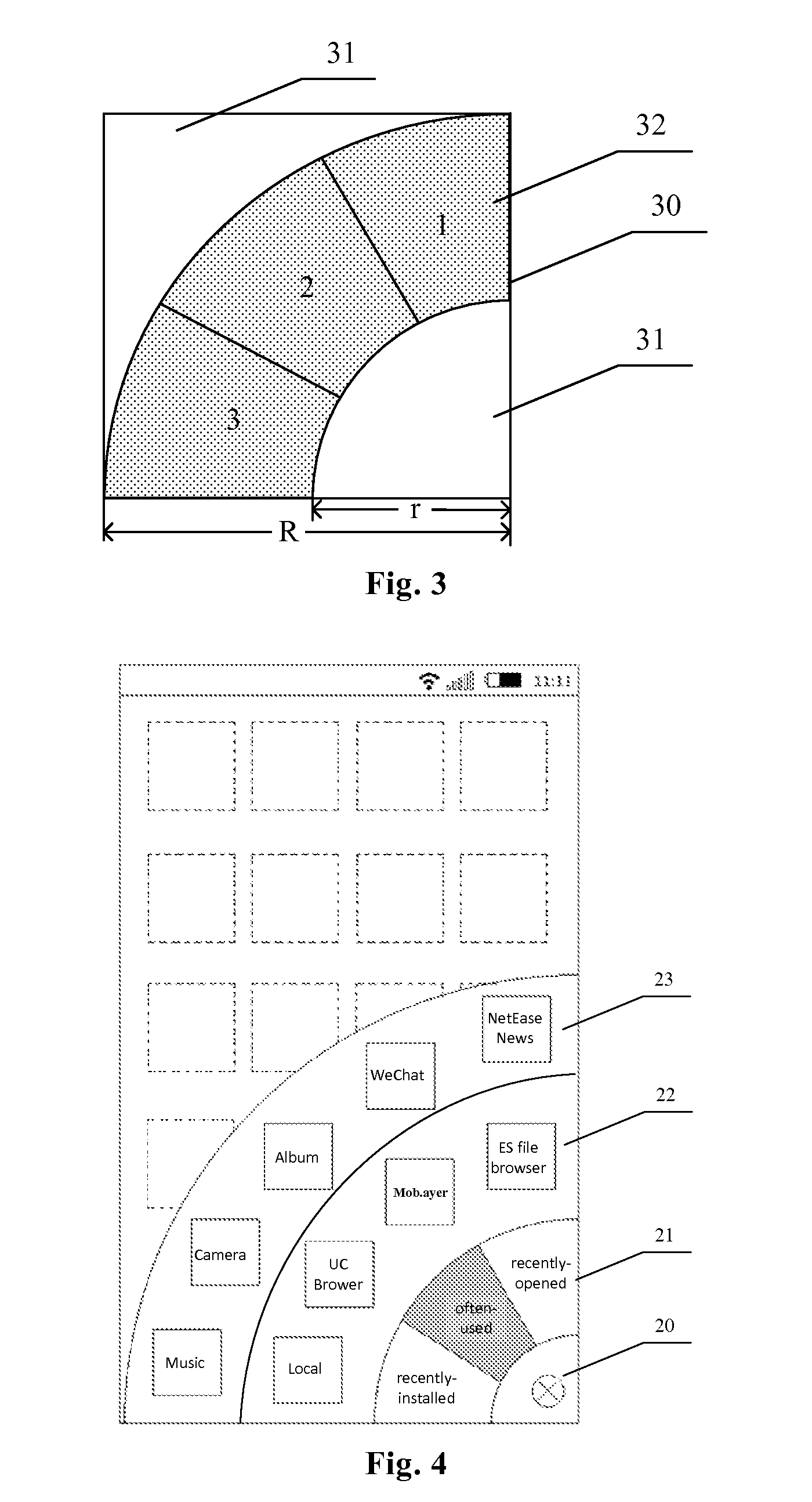 Event response method for user interface of mobile device, and mobile device