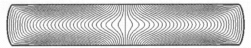 Method for controlling isothermal precision formed forging flow line of complicated disk cake forging