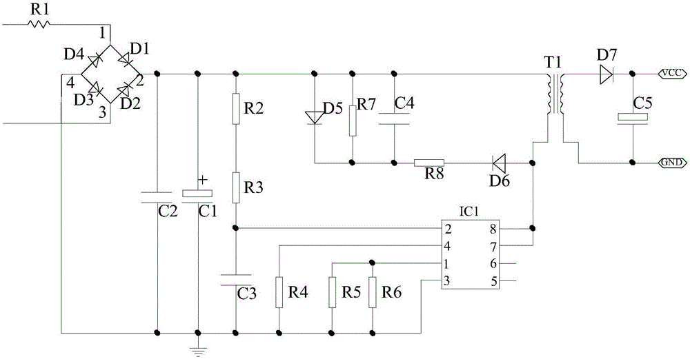 Constant-current driven LED projection lamp