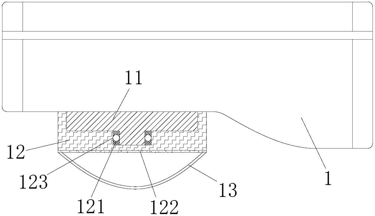 Clamshell type anti-drop POS machine