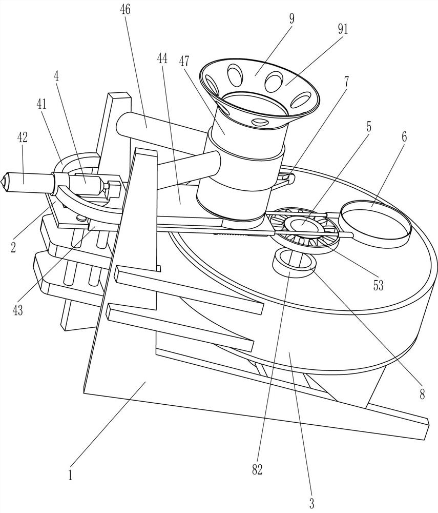 Automatic loading and unloading type gear induction quenching device