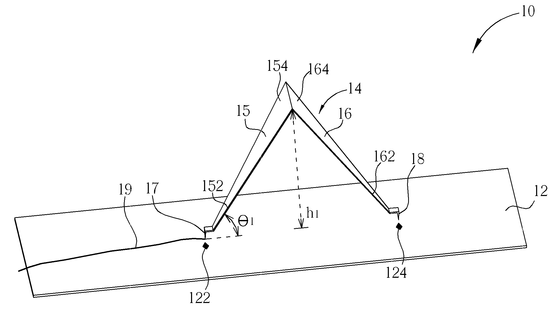 Three-dimensional antenna and related wireless communication device