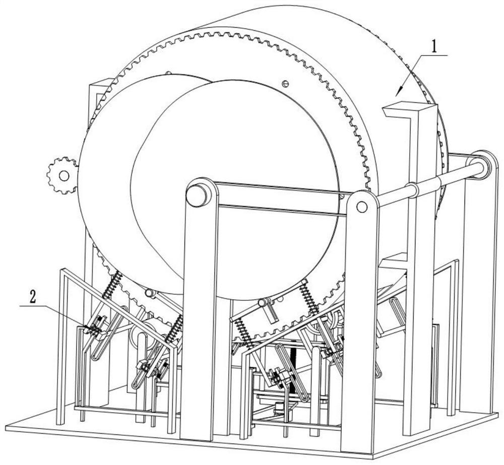 Annular furnace for processing oil well pipe blank