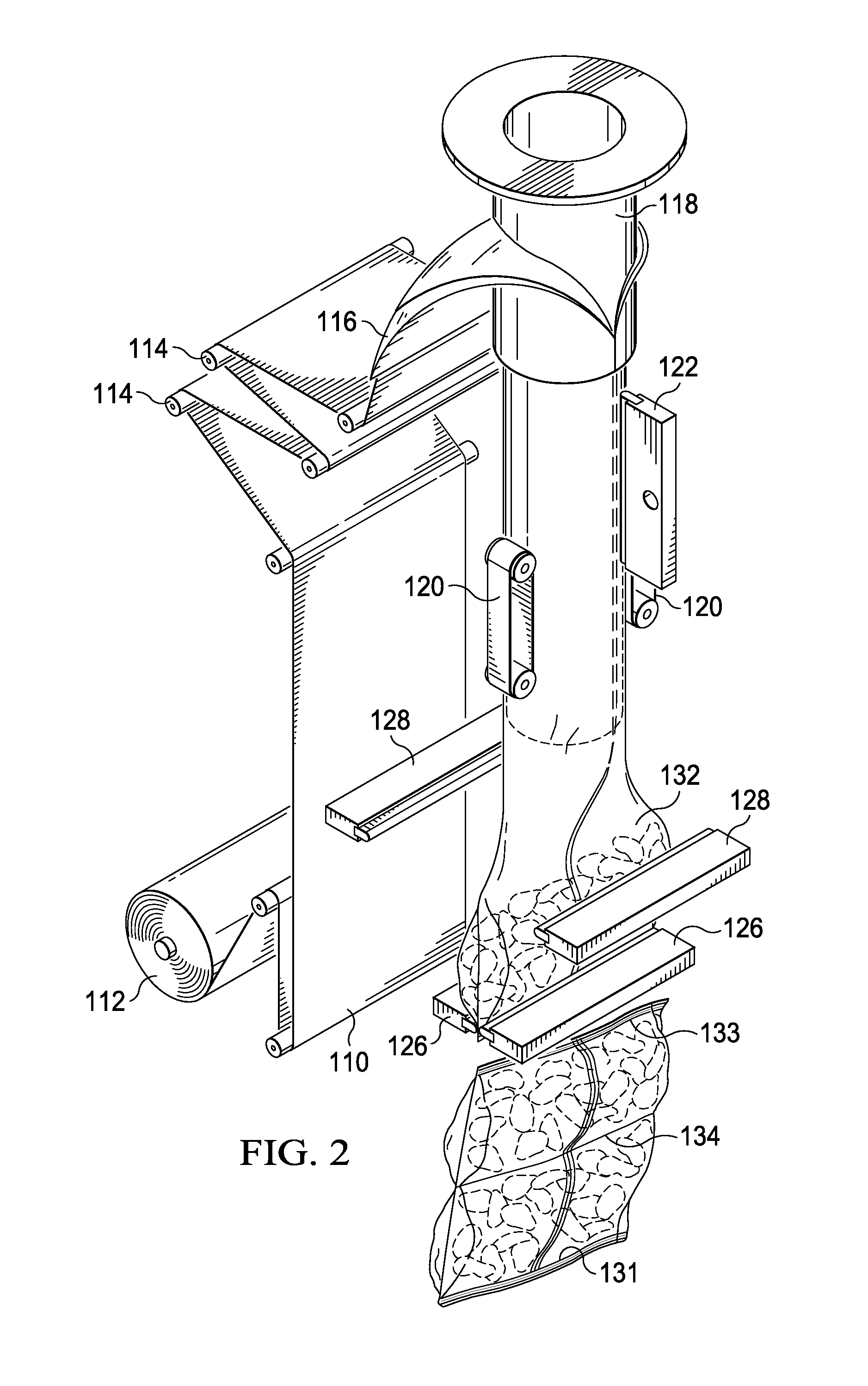 Method and apparatus for producing multi-compartment packages