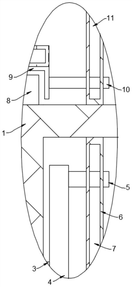 Sewer channel sewage disposal floor for municipal sanitary management