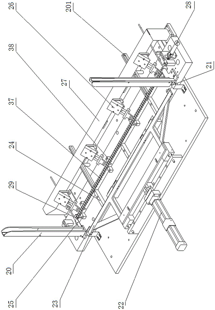 A four-column hydraulic square tube punching equipment