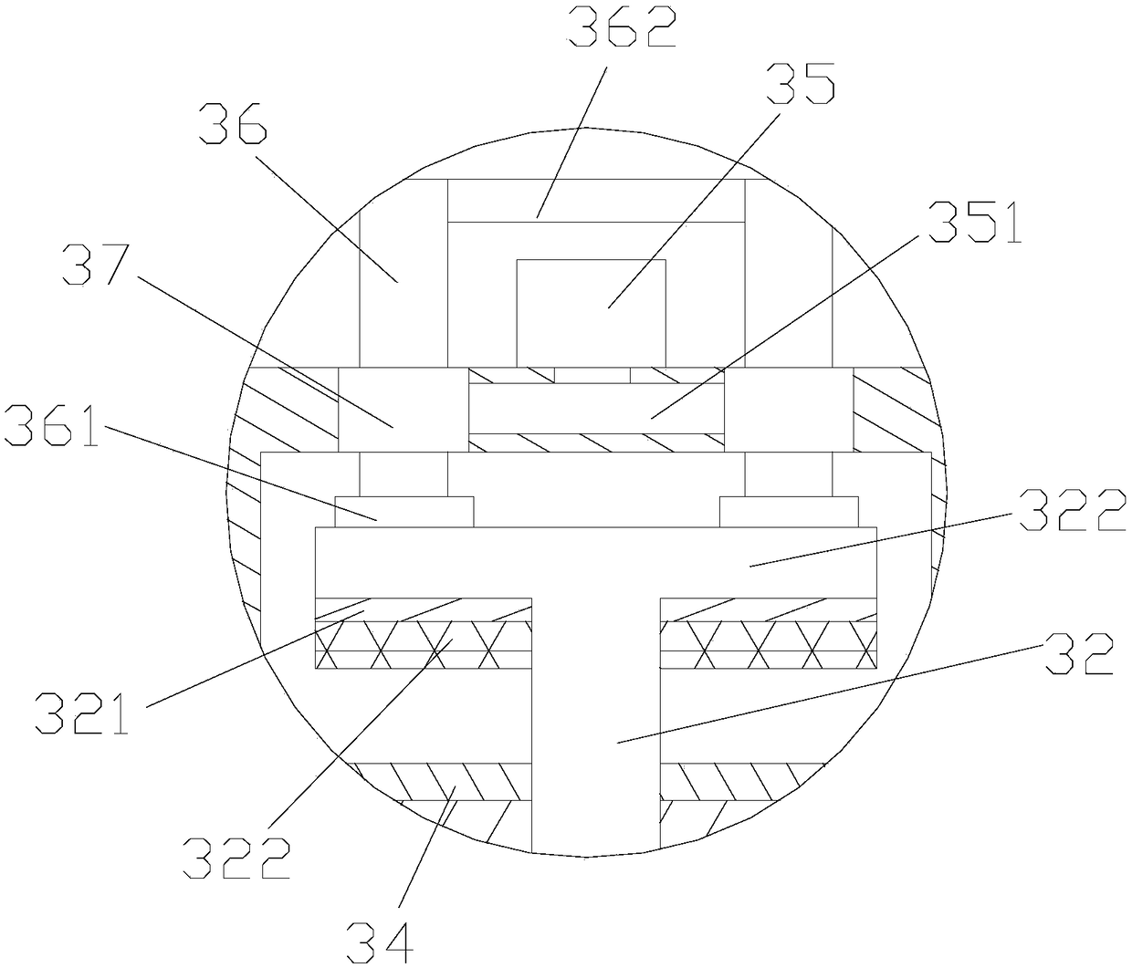 Water-cooling motor housing sealing inspecting equipment capable of conveniently fixing motor housing