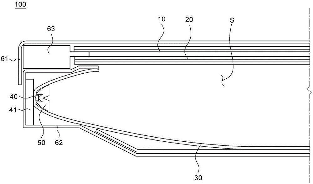Lens for edge light type display device and display device having the same