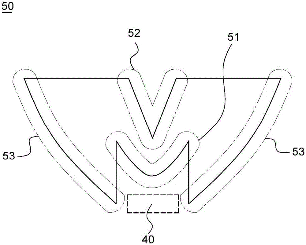 Lens for edge light type display device and display device having the same