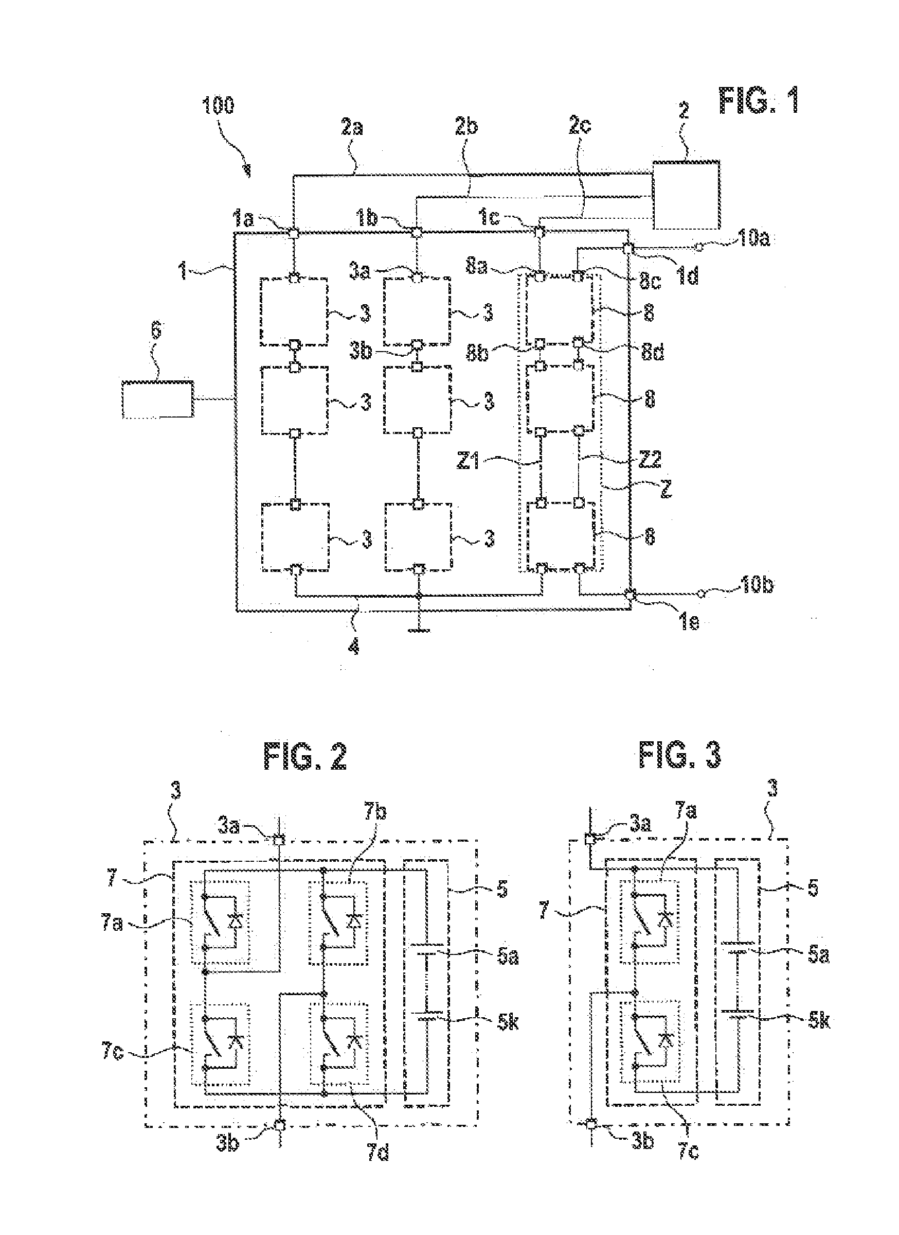 Energy storage device, system with energy storage device and method for driving an energy storage device