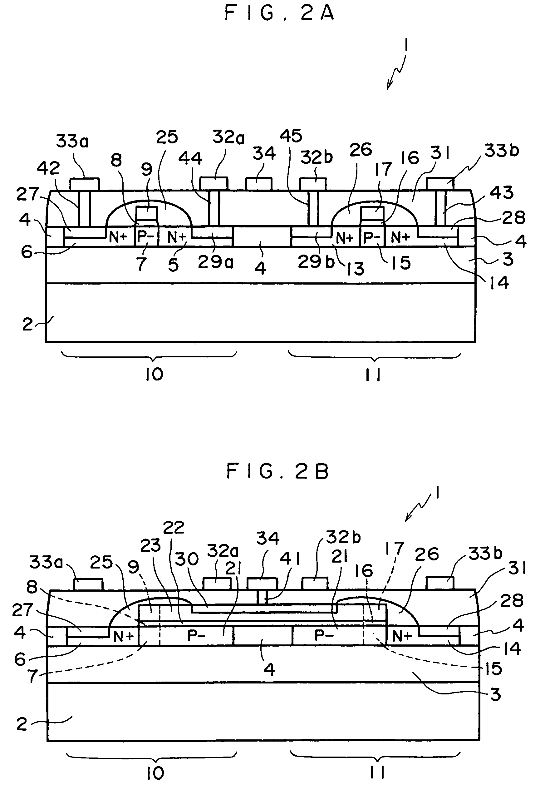 Semiconductor device including first and second transistor groups and semiconductor integrated circuit device