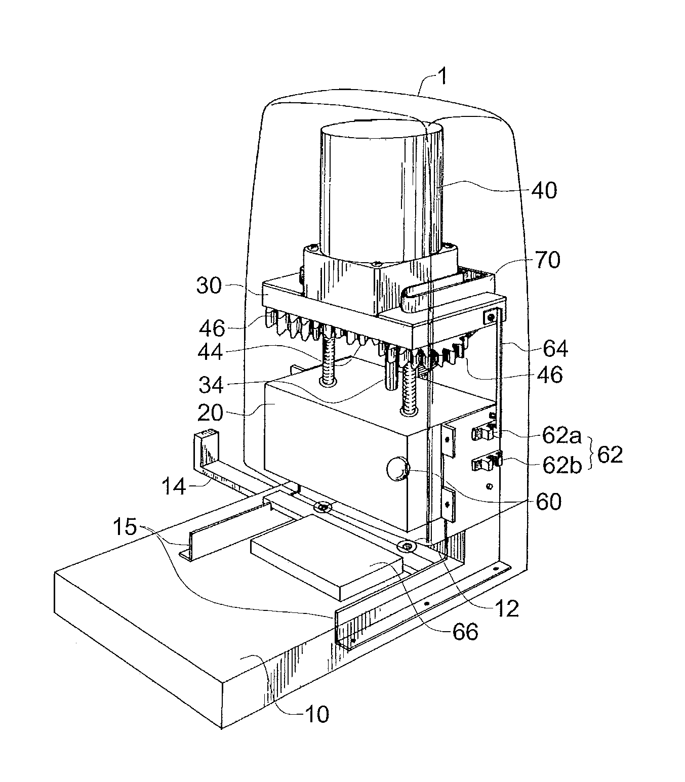 Automatic electric punching apparatus