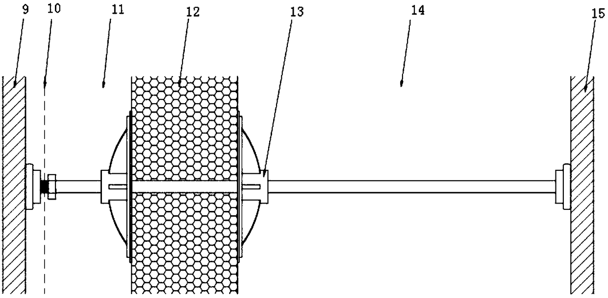 Split sandwich heat-insulation wall combined type connecting piece