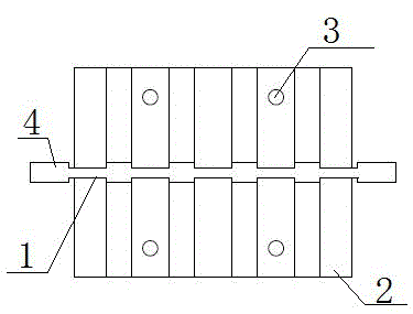 Road anti-dazzle board