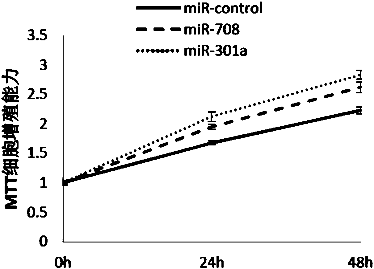 Application of miRNA708 and/or 301-cluster miRNA in the aspect of improving cardiac function