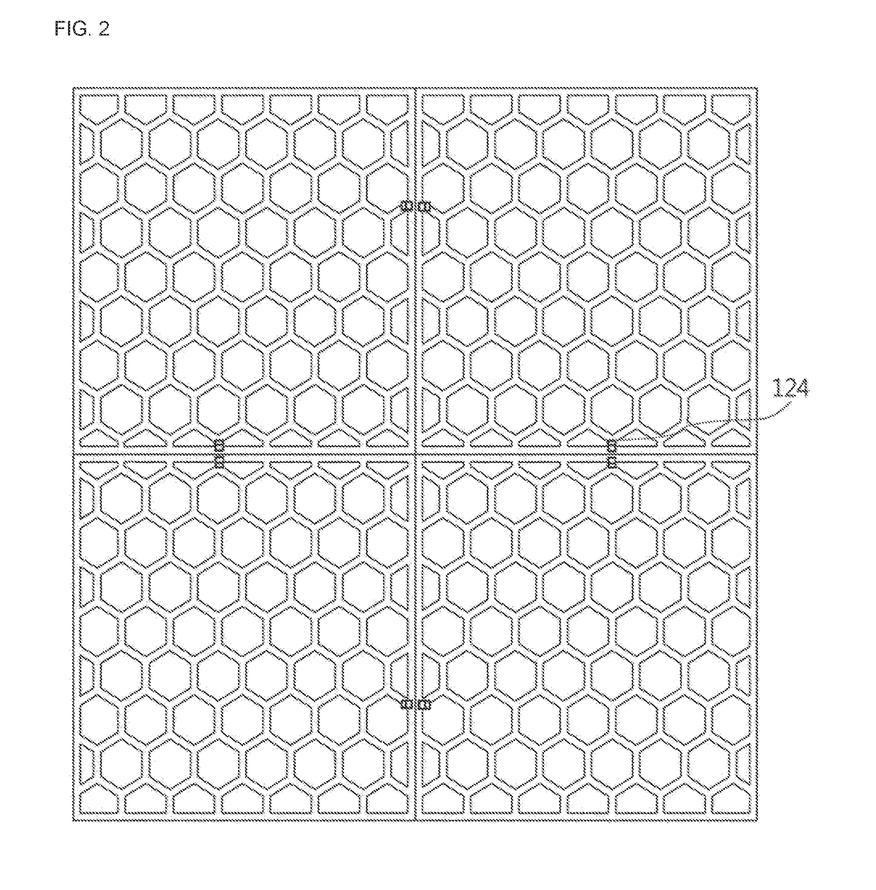 Grass protection mat with bottom supporting mat and method of constructing the same