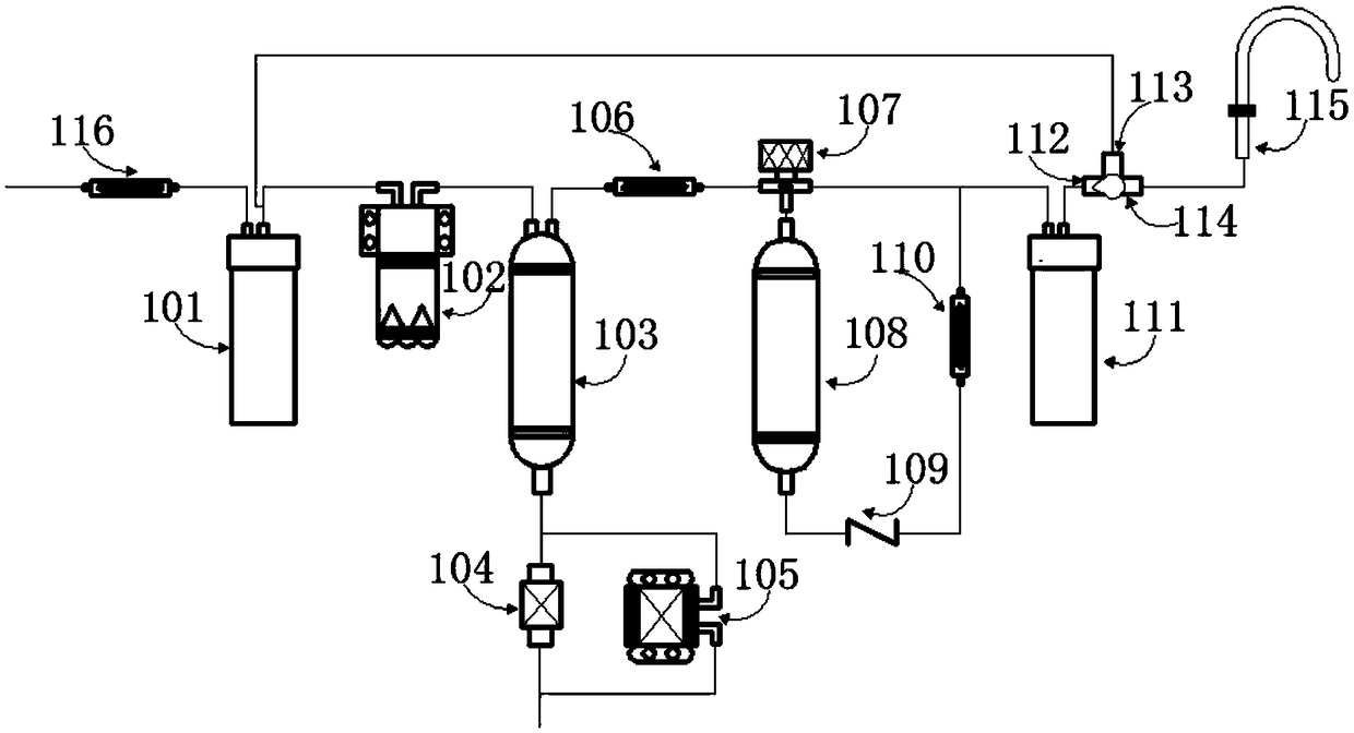 Water purification system and water purifier provided with same