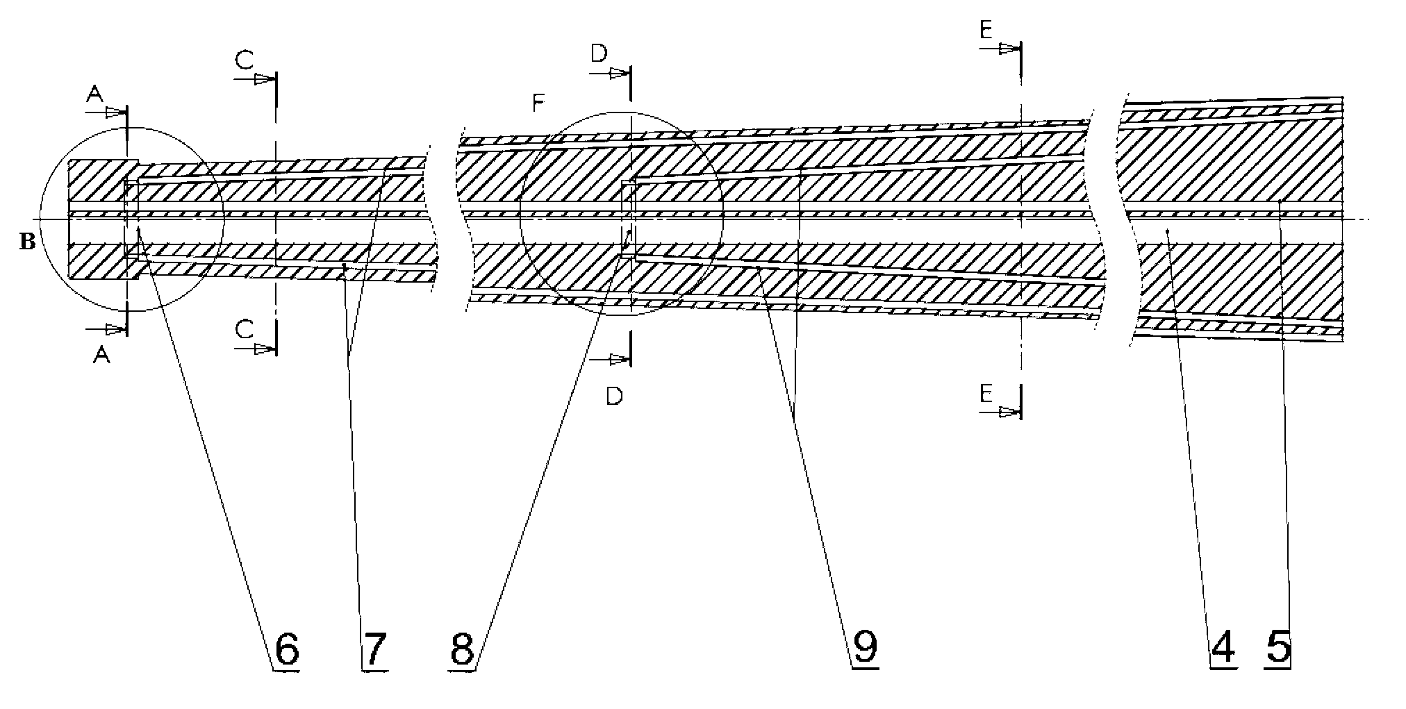 Flexible endoscope robot with variable rigidity