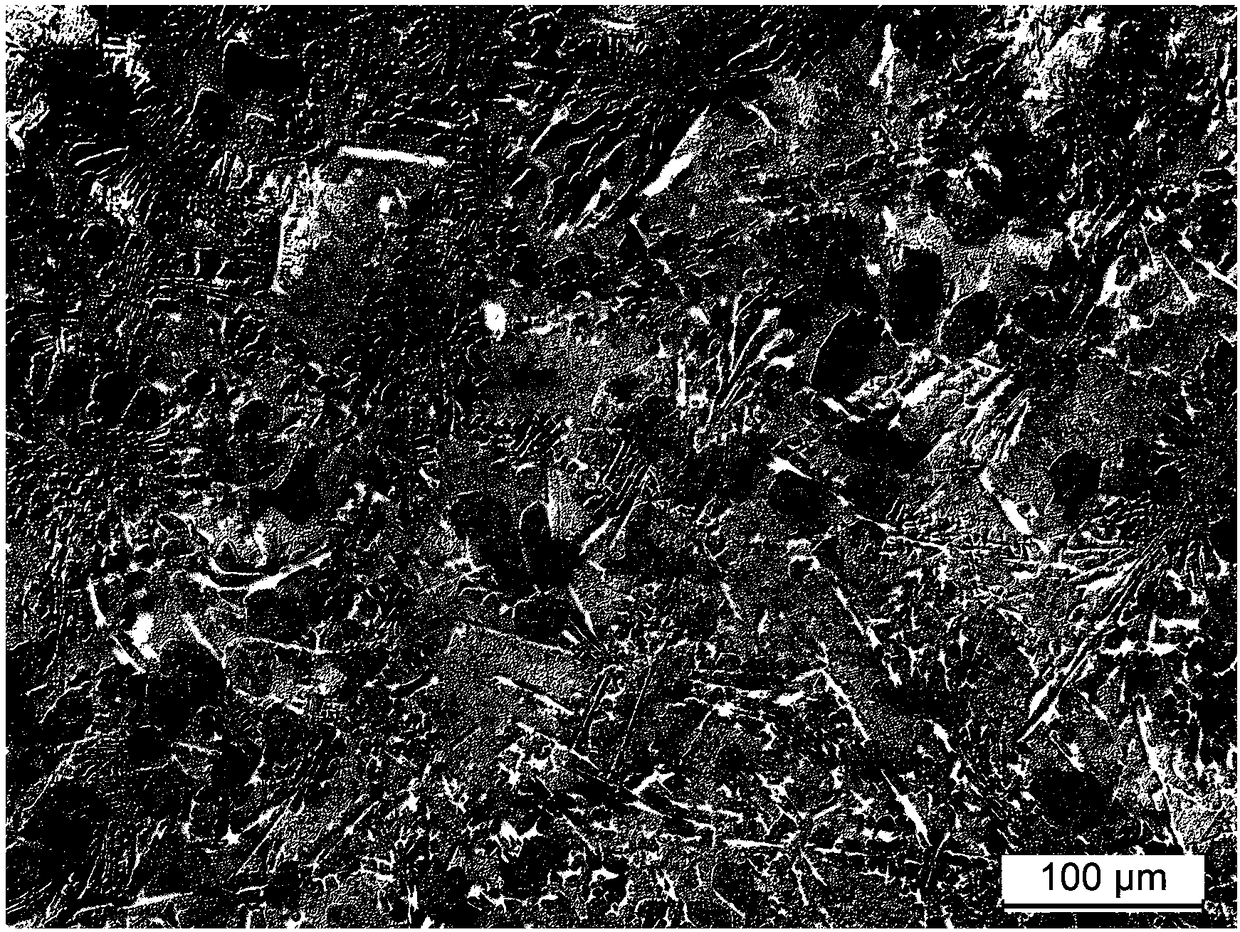 Cerium carbonate toughened high-hardness alloy and casting and heat treatment method thereof