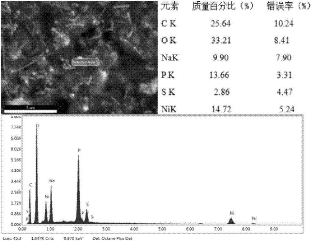 Plating solution and method for chemically plating Ni-P on surface of carbon nano tube
