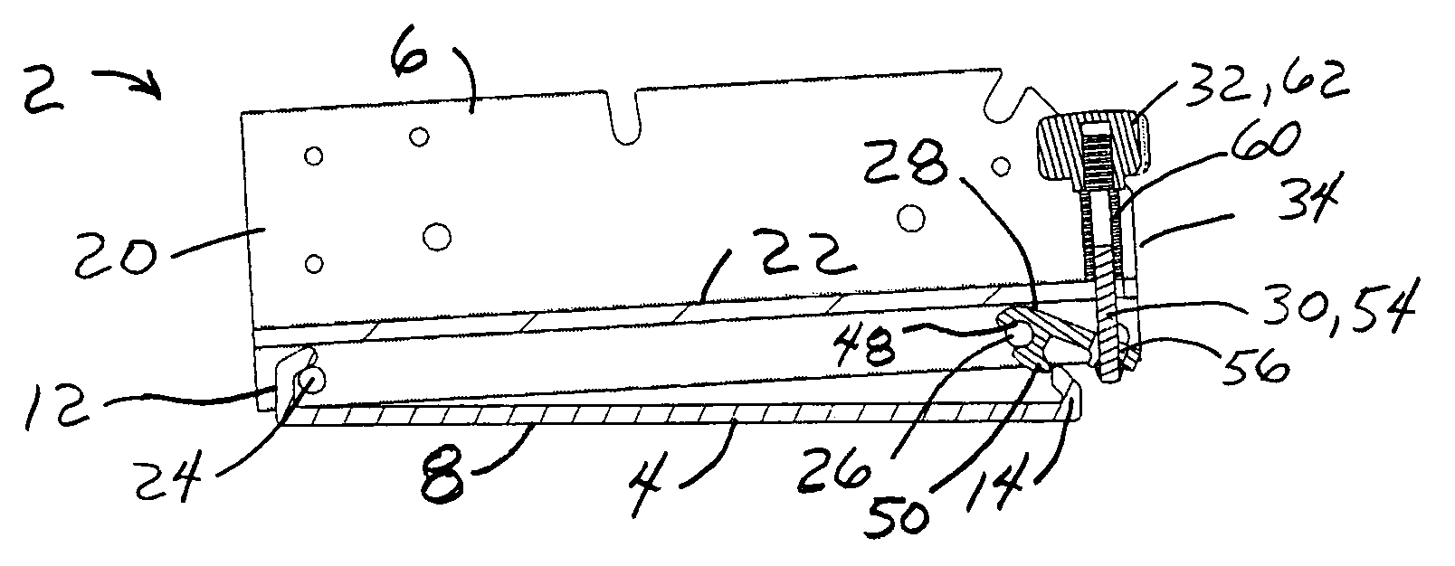 Releasable mounting apparatus and trolling motor assembly