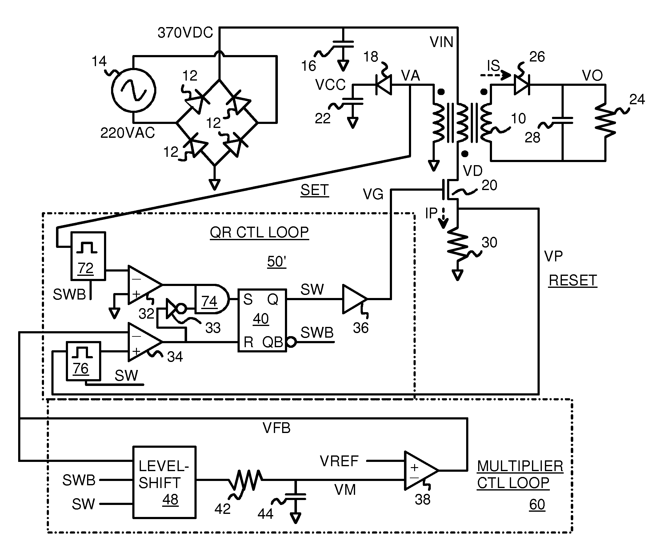 Constant-Current Control Module using Inverter Filter Multiplier for Off-line Current-Mode Primary-Side Sense Isolated Flyback Converter