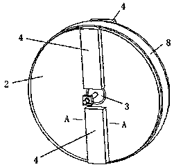 Rotating wheel type gas-gas heat exchanger