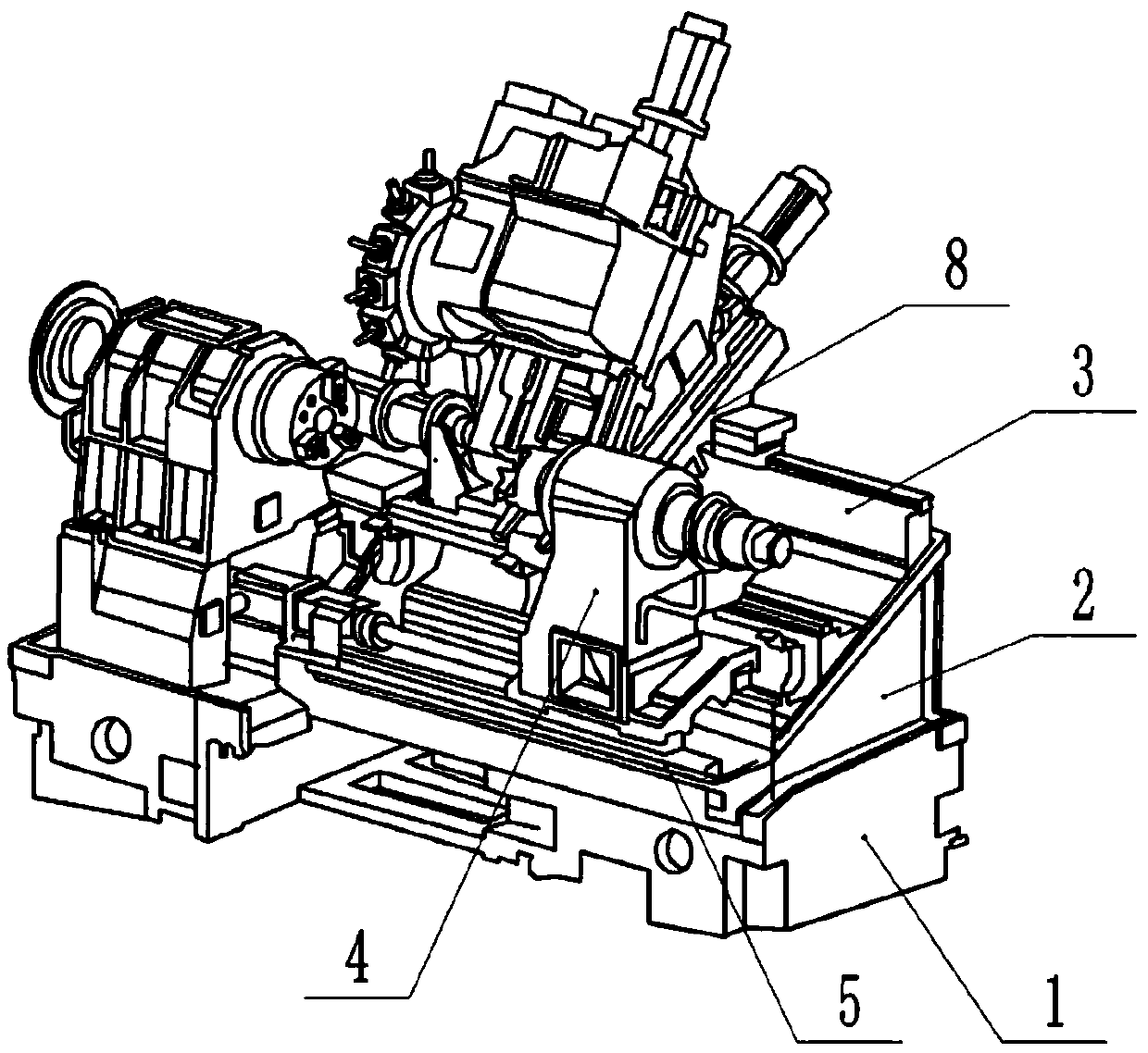 A four-track bed