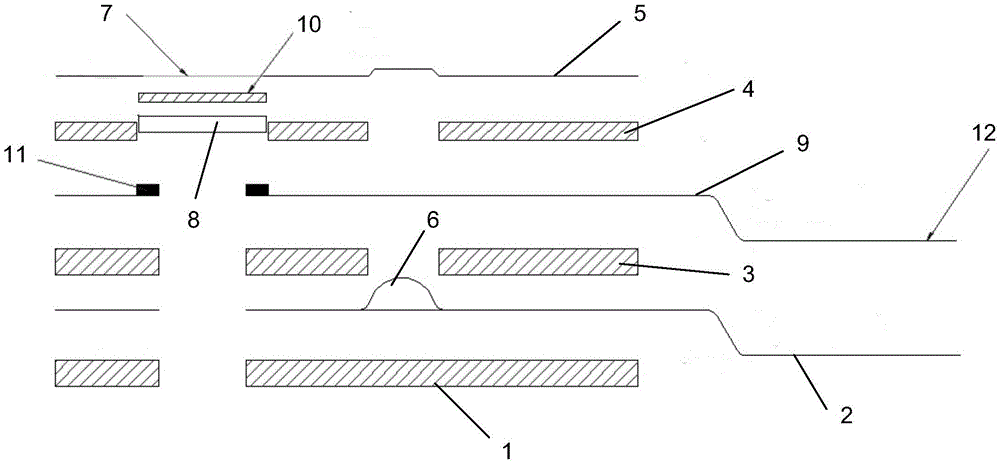 Membrane switch with window antistatic function