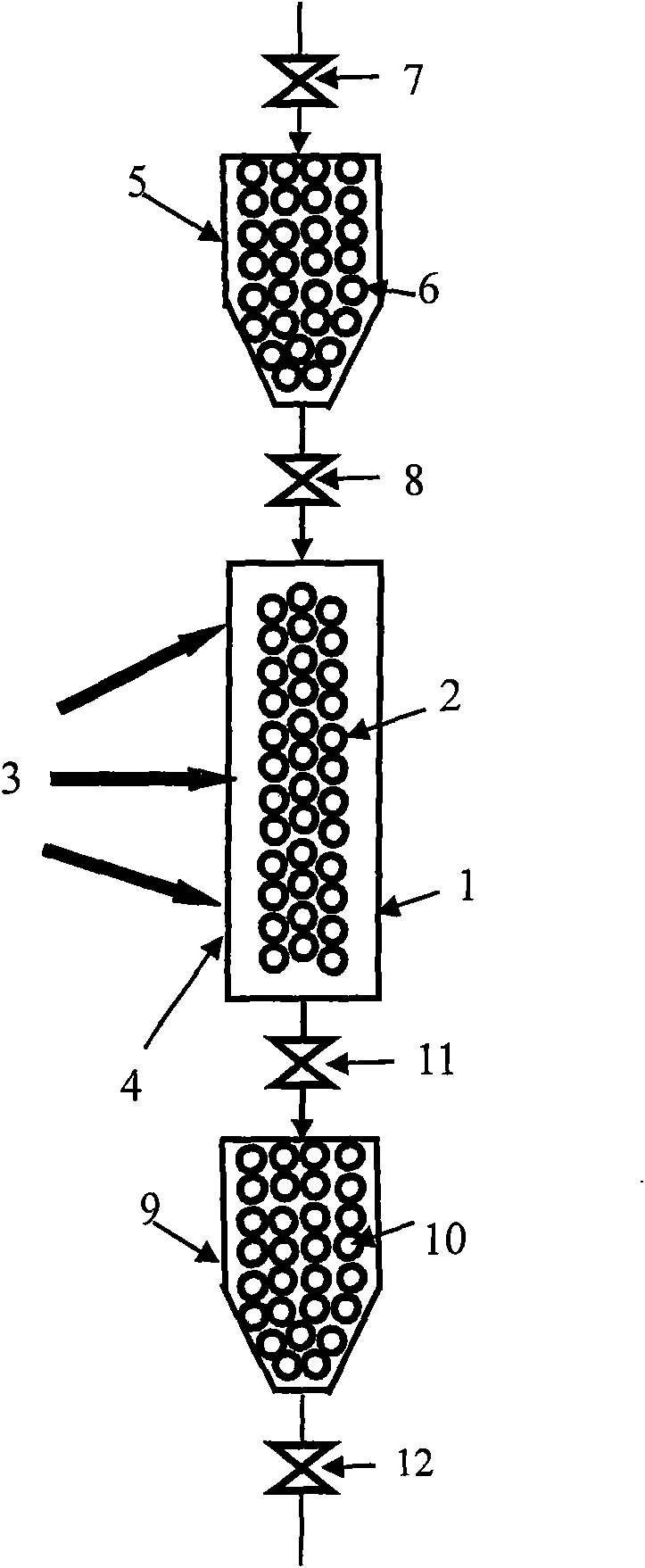 Solid sphere flux heat absorber for solar thermal power generation