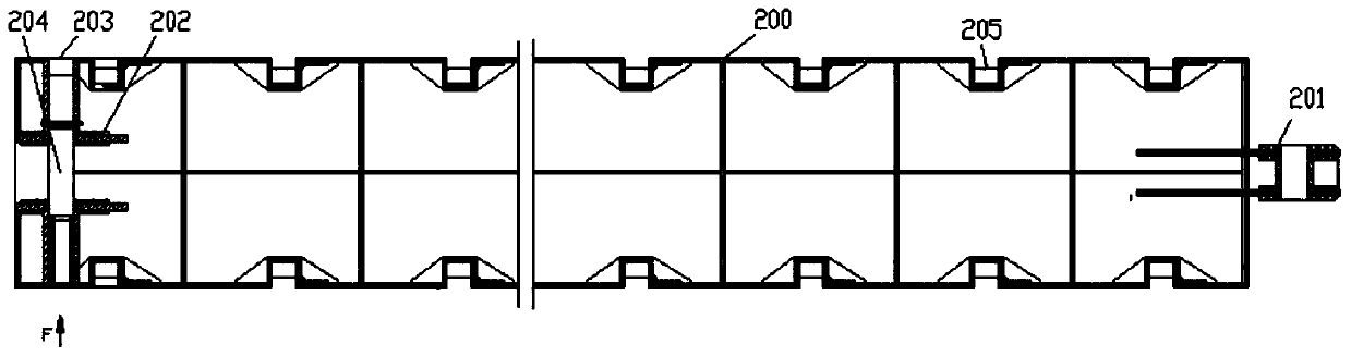 Connection method for wall sections of ultra-deep anti-seepage wall