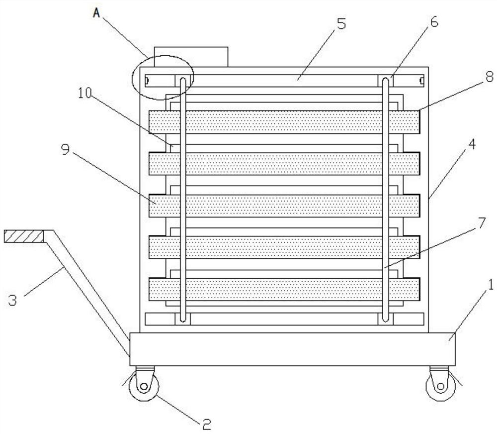 Anti-tilting transportation device for bearing machining