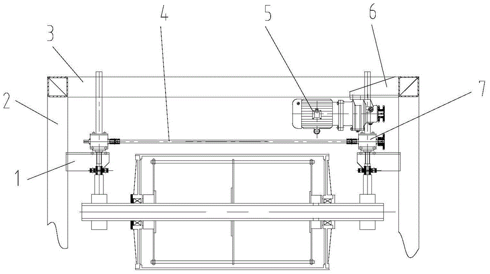 Height-adjustable roller press device