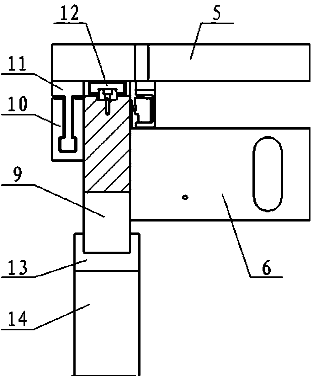 Double-drive structure for stepping shaft of ultrasonic scanning microscope