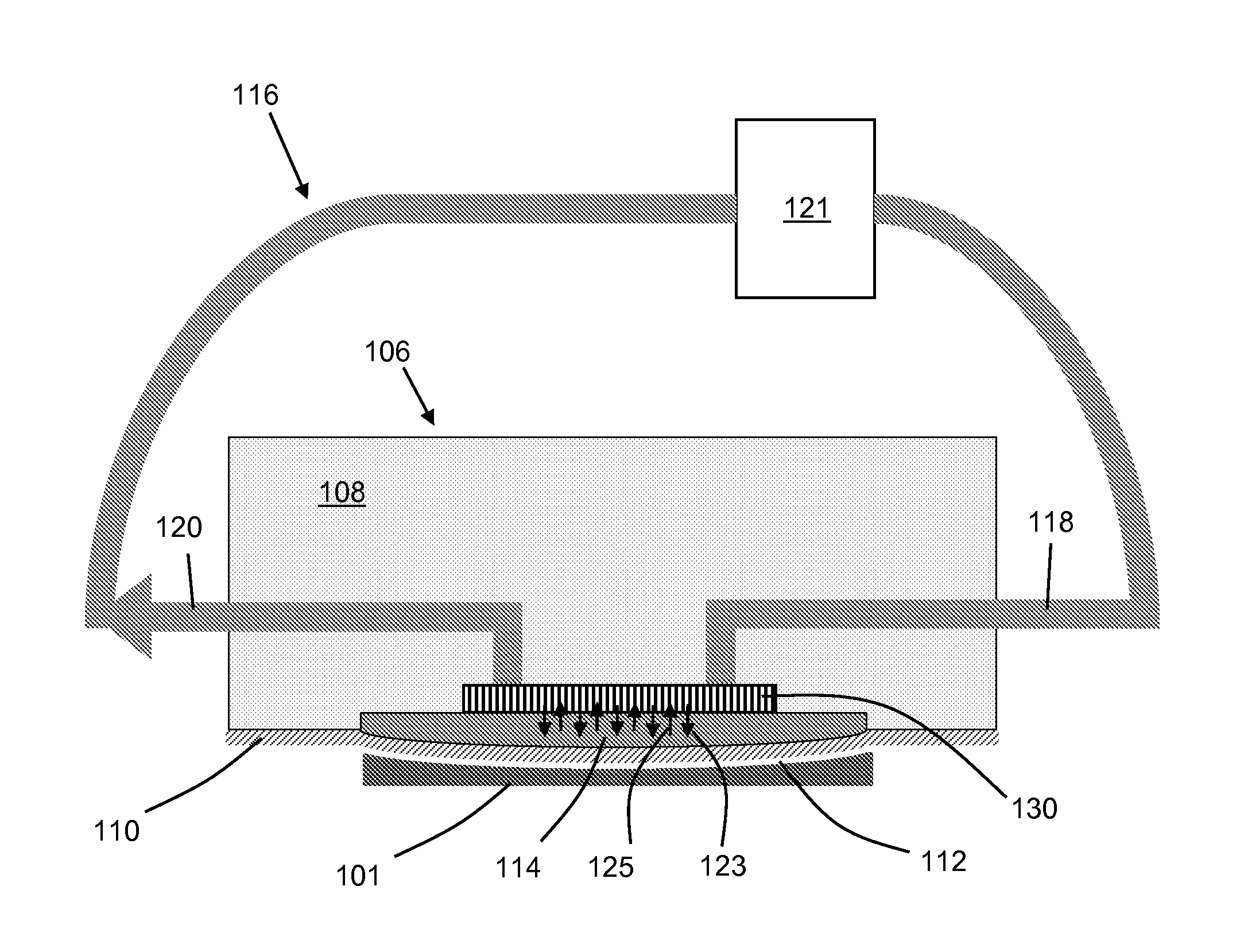Liquid cooled compliant heat sink and related method